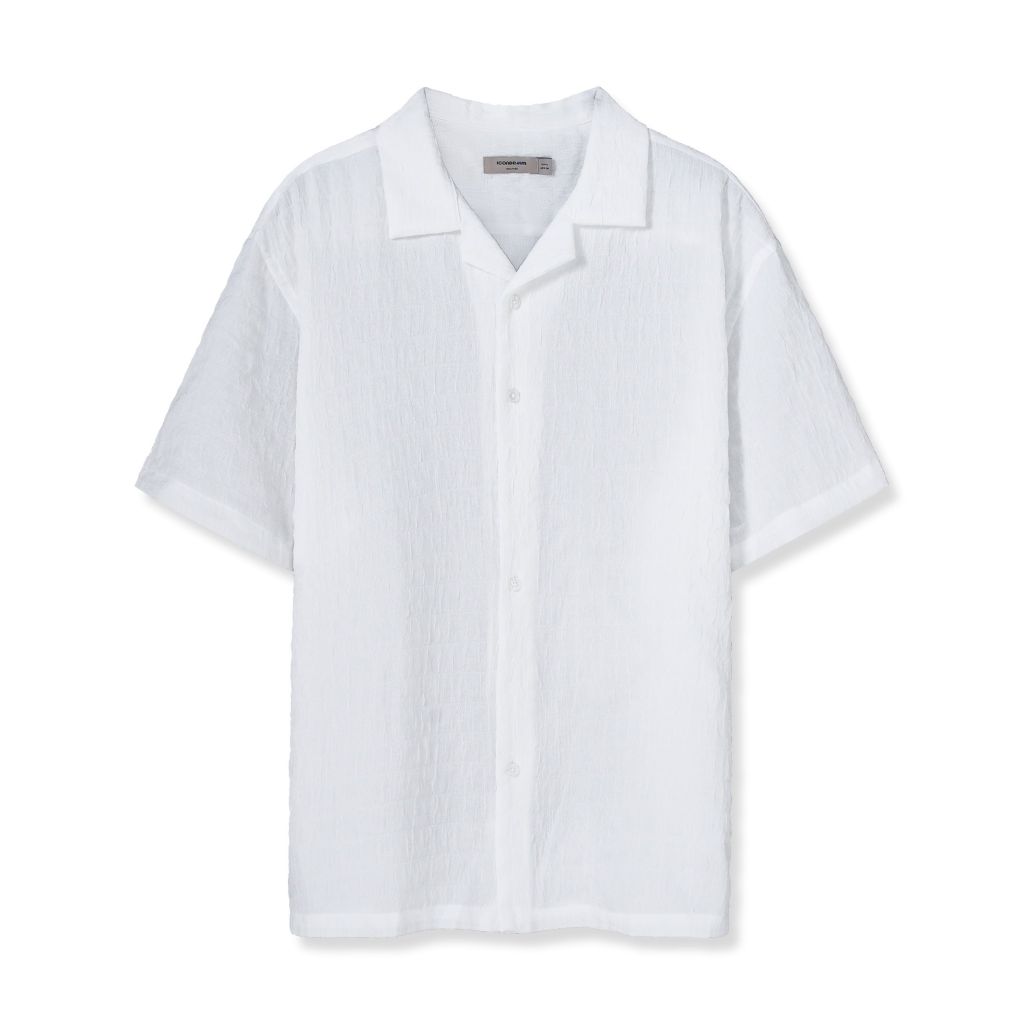 Áo Sơ Mi Cuban Vải Xốp Nam Tay Ngắn Modern Vibe Form Relaxed