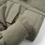 Áo Khoác Phao Nam Chần Bông Cổ Đứng Puffer Coat Form Regular