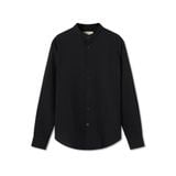 Áo Sơ Mi Linen Nam Tay Dài Cổ Trụ Form Regular