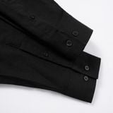 Áo Sơ Mi Linen Nam Tay Dài Cổ Trụ Form Regular