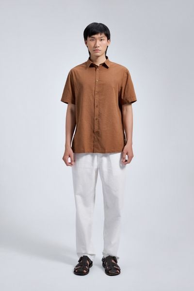 Quần Jogger Linen Nam Basic Form Regular