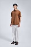 Quần Jogger Linen Nam Basic Form Regular