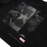 Áo Thun Nam Họa Tiết Marvel Captain Brave New World Form Regular