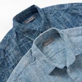 Set Đồ Ngắn Jacquard Jean Nam Form Regular