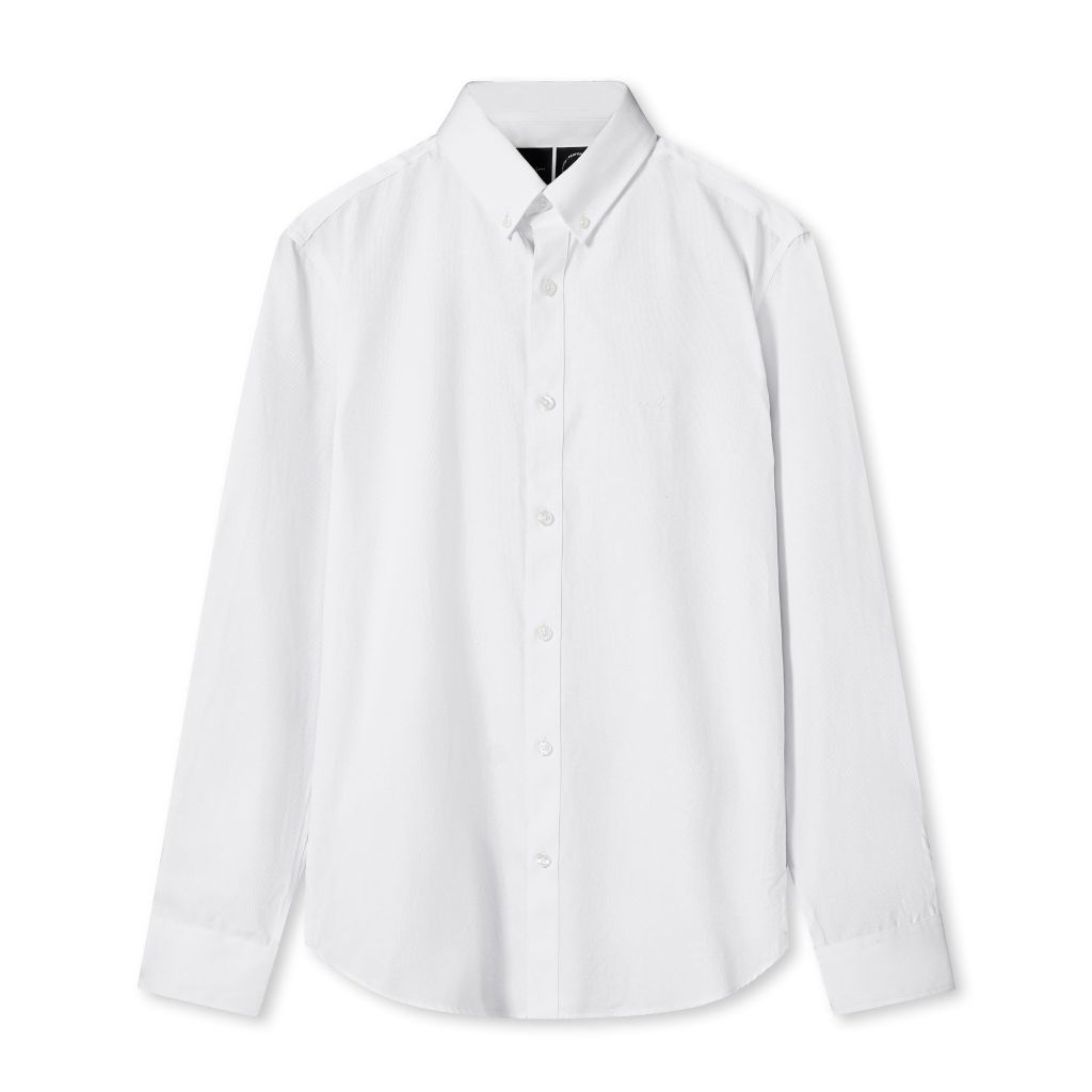 Áo Sơ Mi Cotton Poly Tay Dài Sọc Elegant Stripe Harmony Form Slim