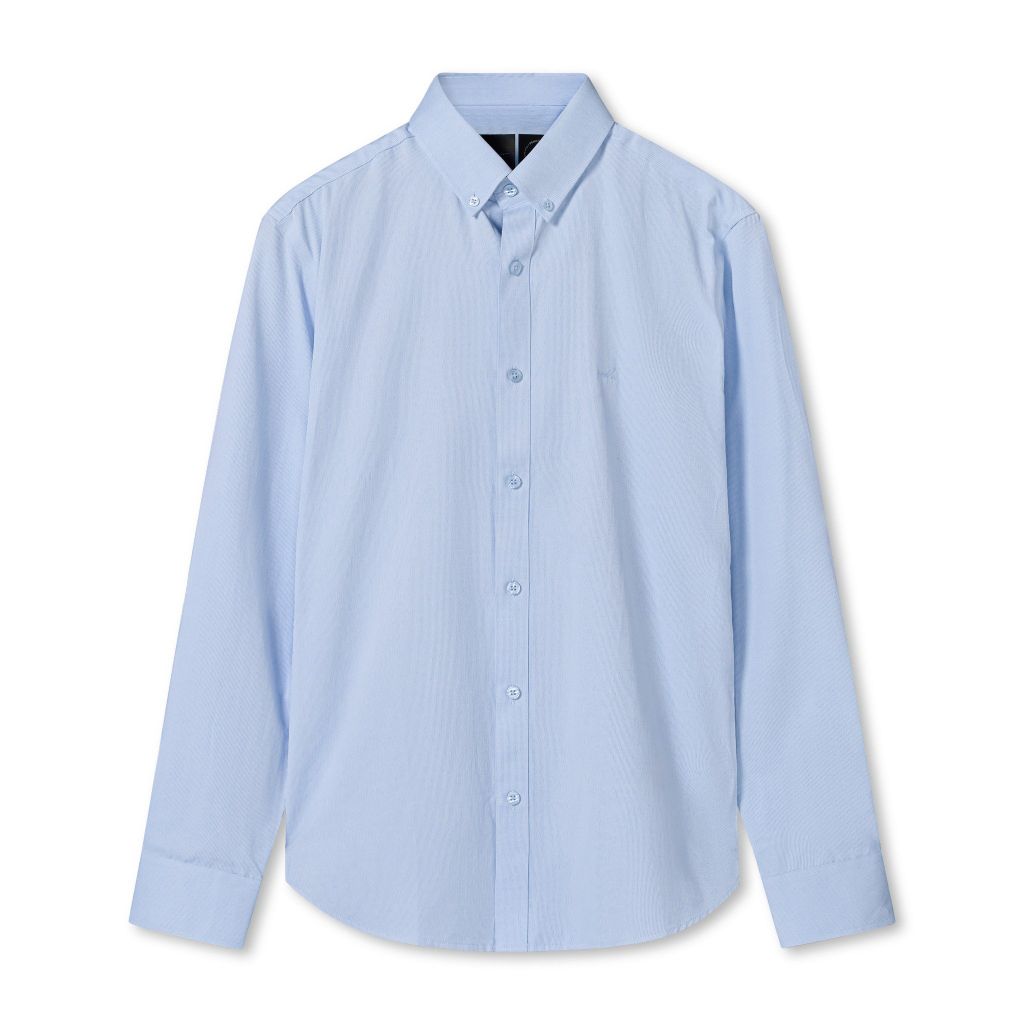 Áo Sơ Mi Cotton Poly Tay Dài Sọc Elegant Stripe Harmony Form Slim