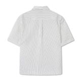 Áo Sơ Mi Nam Tay Ngắn Crinkle Stripe Form Boxy