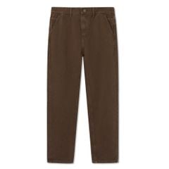 Quần Kaki Nam Garment Dye With Leather Detail Form Straight