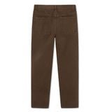 Quần Kaki Nam Garment Dye With Leather Detail Form Straight