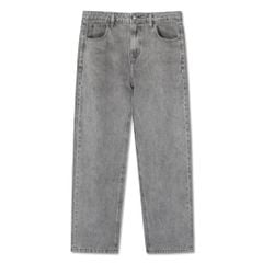 Quần Jean Nam Xám Trắng Ống Suông Dirt Wash Form Baggy