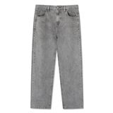 Quần Jean Nam Xám Trắng Ống Suông Dirt Wash Form Baggy