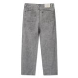 Quần Jean Nam Xám Trắng Ống Suông Dirt Wash Form Baggy