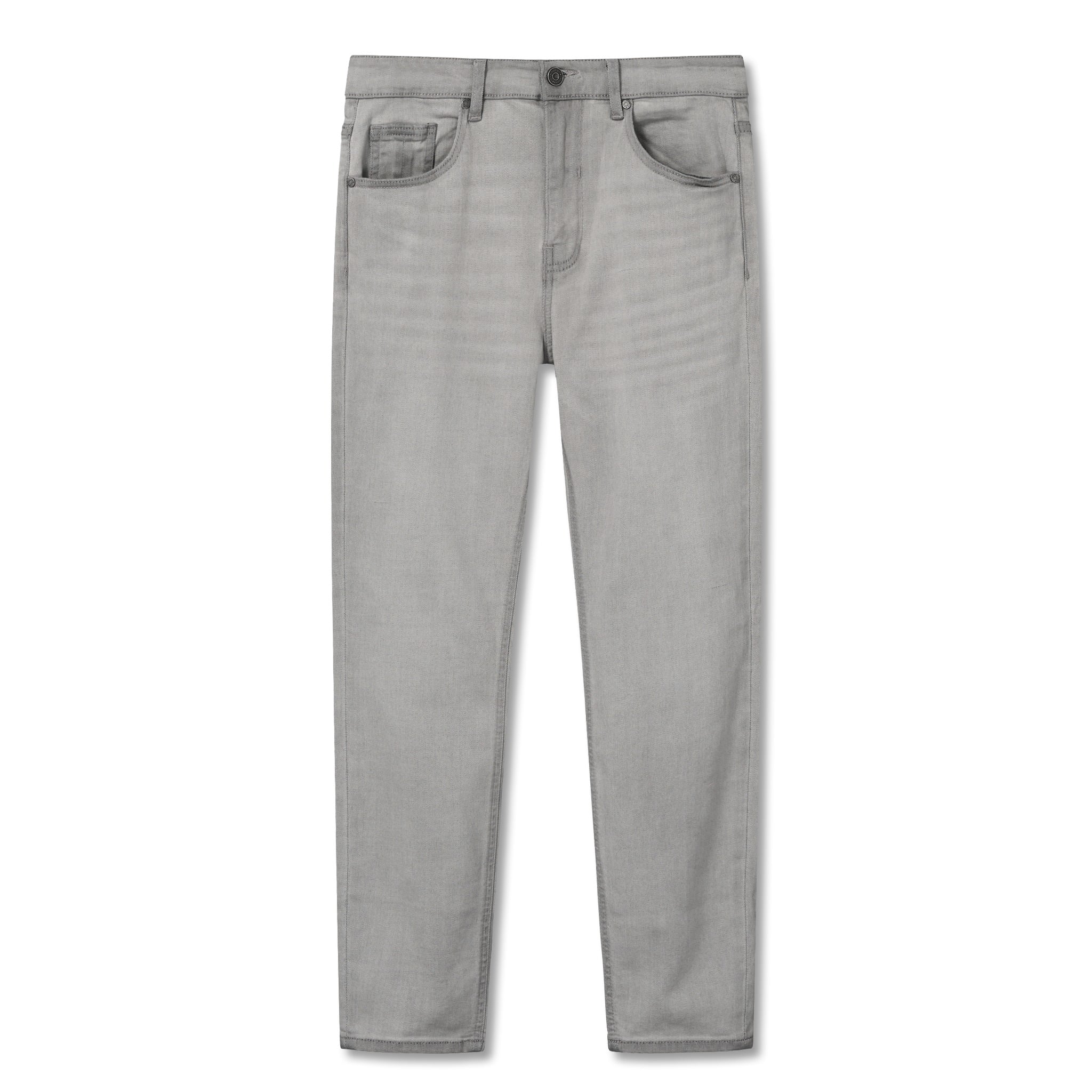 Quần Smart Jeans Nam Siêu Co Dãn Xám Trơn Form Smart Fit