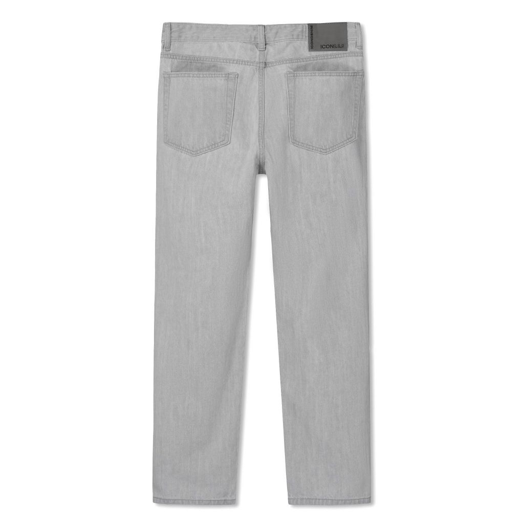Quần Jean Nam Siêu Nhẹ Ống Suông Light Grey ICON105 Form Straight