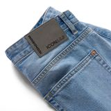 Quần Short Jean Nam Siêu Nhẹ ICON105 Light Blue Form Loose