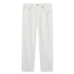 Quần Jean Nam Siêu Nhẹ Ống Suông ICON105 Lightweight Off White Form Straight