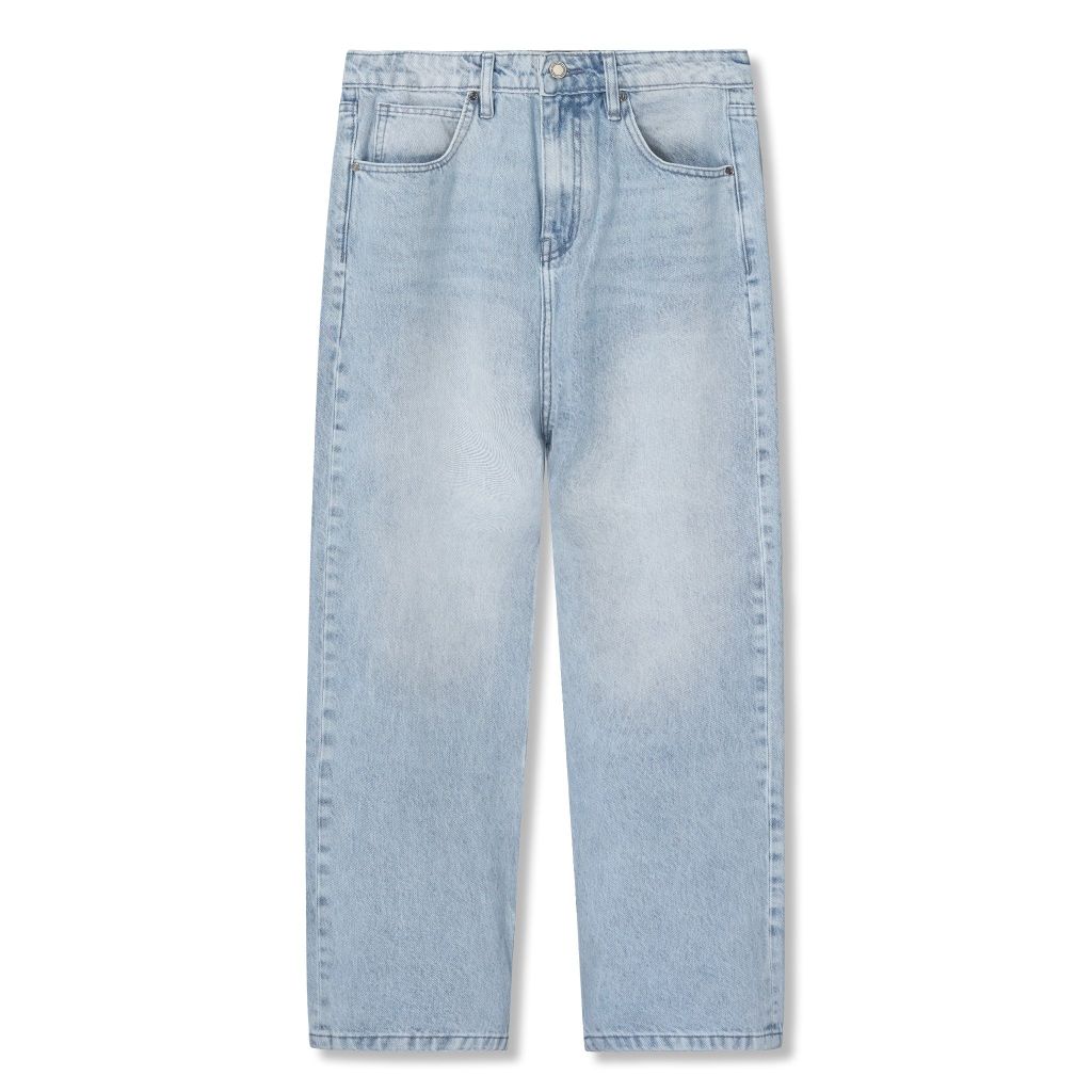 Quần Jean Nam Edge Link Light Blue Form Baggy