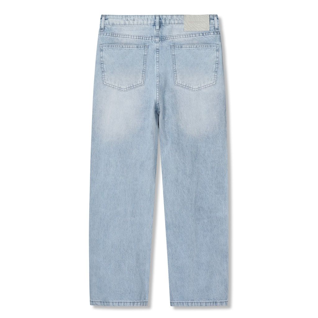 Quần Jean Nam Edge Link Light Blue Form Baggy