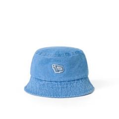 Mũ Bucket Nam Denim Wash Sticker ID