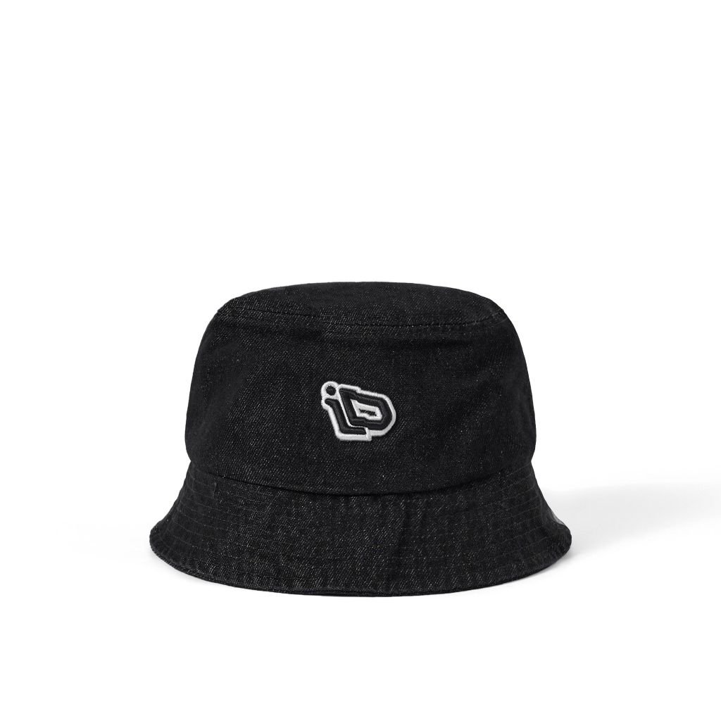 Mũ Bucket Nam Denim Wash Sticker ID