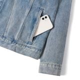 Áo Khoác Nam Trucker Denim ICDN Tag Form Regular