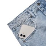 Quần Jean Nam Edge Link Light Blue Form Baggy