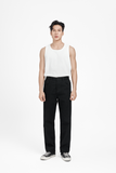 Quần Jean Nam Siêu Nhẹ Ống Suông Đen ICON105 Form Straight