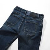 Quần Smart Jean Nam Siêu Co Dãn Xanh Đậm Trơn Form Smart Fit