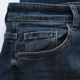 Quần Smart Jean Nam Siêu Co Dãn Xanh Đậm Trơn Form Smart Fit
