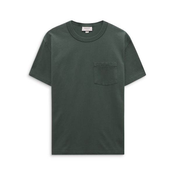 Áo Thun Nam Trơn Túi Hộp Simple Tshirt With Pocket Form Regular