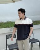 Áo Polo Nam Phối Màu Sleeves Colors Mixed Form Oversized