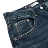 Quần Jean Nam Siêu Nhẹ Ống Suông Heavy Wash Retro ICON105 Form Straight