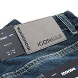 Quần Jean Nam Siêu Nhẹ Ống Suông Heavy Wash Retro ICON105 Form Straight