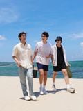 Áo Sơ Mi Kaki Nam Họa Tiết Sundaze Rush Form Relax