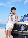 Áo TankTop Lưới Nam Hoạ Tiết Sundaze Rush Form Regular