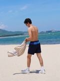 Quần Short Nam Hoạ Tiết Sundaze Rush Form Regular
