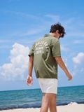Áo Sơ Mi Kaki Nam Họa Tiết Sundaze Rush Form Relax
