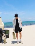 Quần Short Linen Nam Sundaze Rush Form Regular