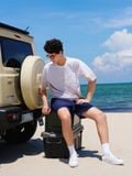 Quần Short Nam Hoạ Tiết Sundaze Rush Form Regular