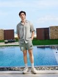 Quần Short Linen Nam Sundaze Rush Form Regular