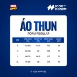 Áo Thun Nam Hoạ Tiết In Marvel Spidey Form Regular