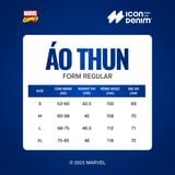 Áo Thun Nam Họa Tiết In Marvel Classic Form Regular
