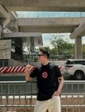Áo Thun Nam Họa Tiết Marvel Captain Vibranium Shield Form Regular