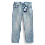 Quần Jean Nam Siêu Nhẹ Ống Suông Xanh Nhạt ICON105 Form Straight