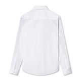 Áo Sơ Mi Poly Spandex Nam Tay Dài Trơn Phối Subtle Stripe Form Slim