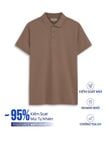 Áo Polo Nam Trơn Sợi Cafe Anti-Odor™ Basic Looks Form Regular