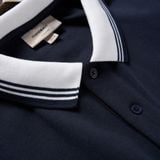 Áo Polo Nam Họa Tiết Phối Cổ Contrasting Ribbed Details Form Regular