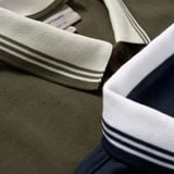 Áo Polo Nam Họa Tiết Phối Cổ Contrasting Ribbed Details Form Regular