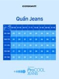 Quần Jean Nam Siêu Mát Ống Ôm ProCOOL Sand Blue Form Slim Fit