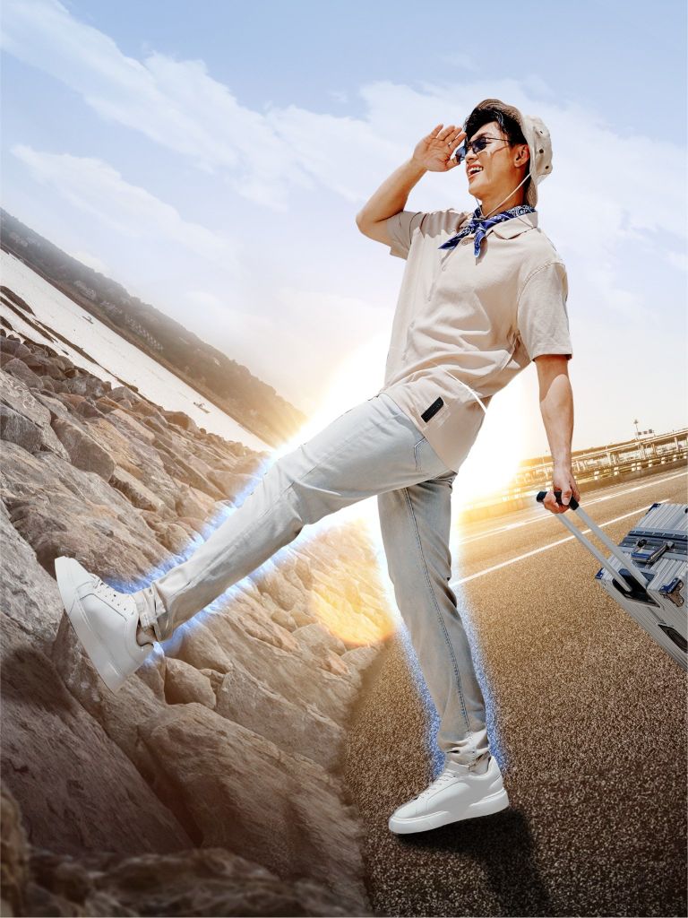 Quần Jean Nam Siêu Mát Ống Ôm ProCOOL Sand Blue Form Slim Fit